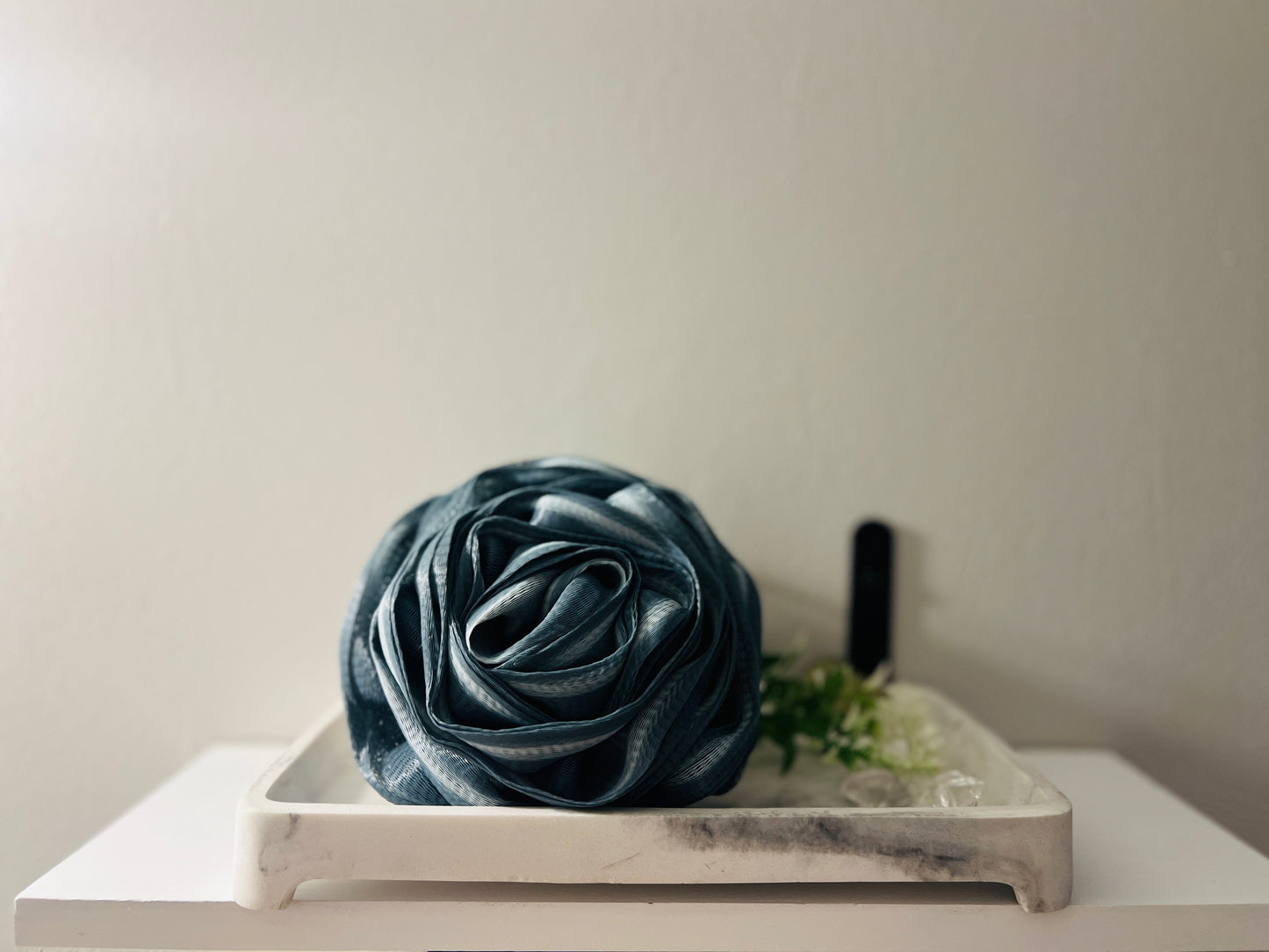 Rose Lather Pouf